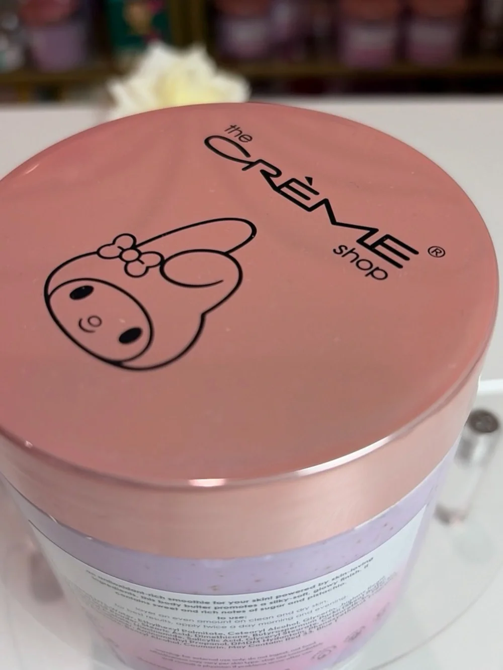 The Crème Shop x My Melody Pink Skin Smoothie Body Scrub